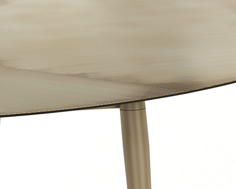 Sunpan Tuner Modern Geometric Oval Coffee Table