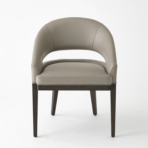 Timeless Minimalist Barrel Dining Armchair