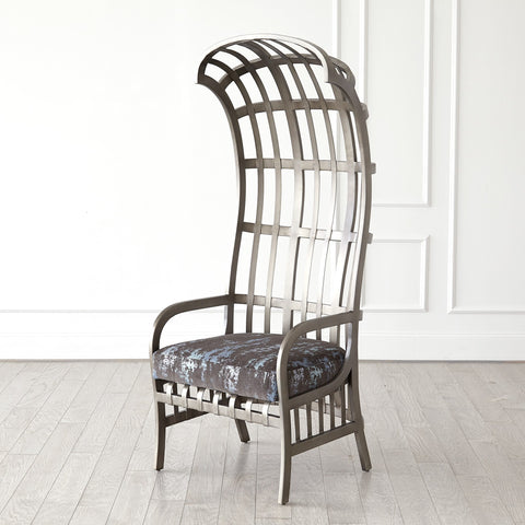 Timeless Minimalist Balloon Dome High Back Accent Chair