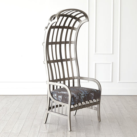 Timeless Minimalist Balloon Dome High Back Accent Chair