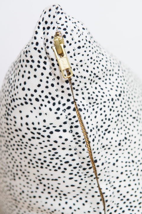 Minimalist Contemporary Graphic Accent Pillow with Zipper