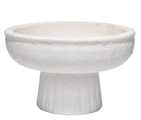 Decorating Essentials Organic Textured Ceramic Bowl Vase