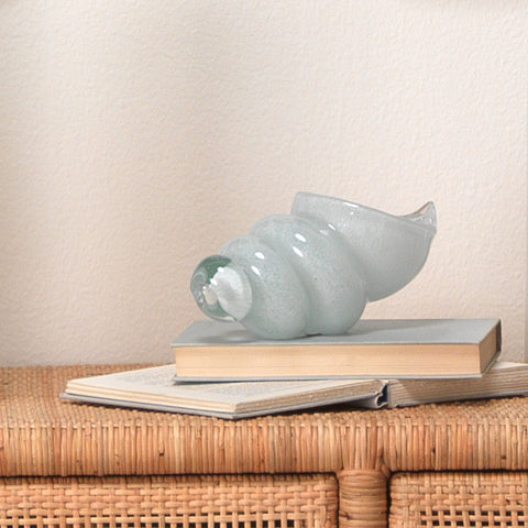 Decorating Essentials Coastal Handcrafted Glass Decorative Shell