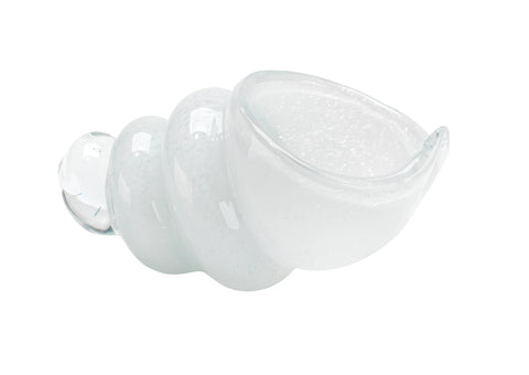 Decorating Essentials Coastal Handcrafted Glass Decorative Shell