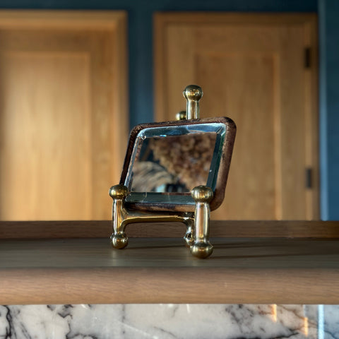 Solid Brass Desk Easel, Small