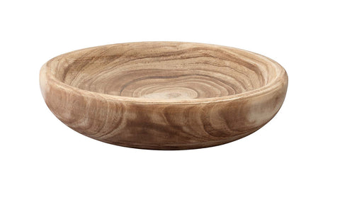 Decorating Essentials Handcrafted Rustic Carving Decorative Bowl