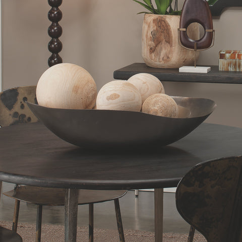 Decorating Essentials Handcrafted Abstract Sphere Decorative Ball Set