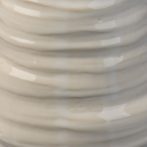 Decorating Essentials Organic Asymmetrical Ribbed Table Vase