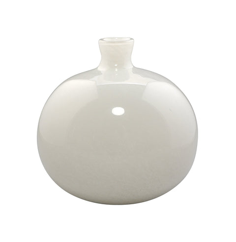 Decorating Essentials Minimalist Oval Handcrafted Table Vase