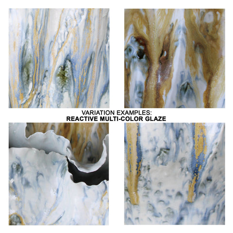 Decorating Essentials Handcrafted Asymmetrical Bowl Vase