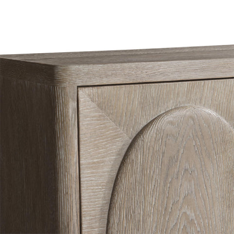 Aventura Washed Oak Buffet Cabinet for Contemporary Spaces