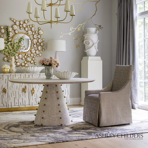 Timeless Minimalist Tulip Round Drum Dining Table