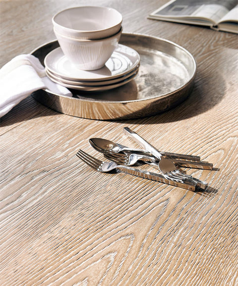 Mid Century Tulip Dining Table with Drum Base