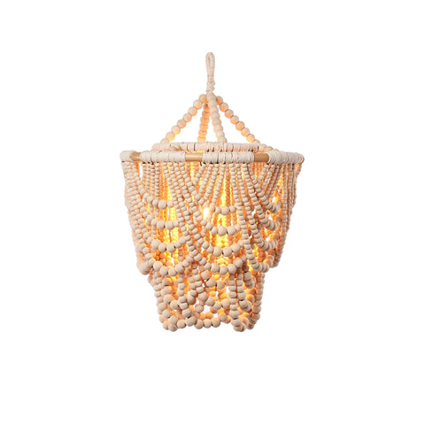 Accent Handcrafted Bohemian Beads Chandelier Ceiling Light