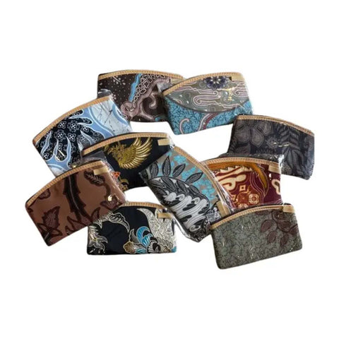 Global Eclecticist Graphic Print Handmade Pouch