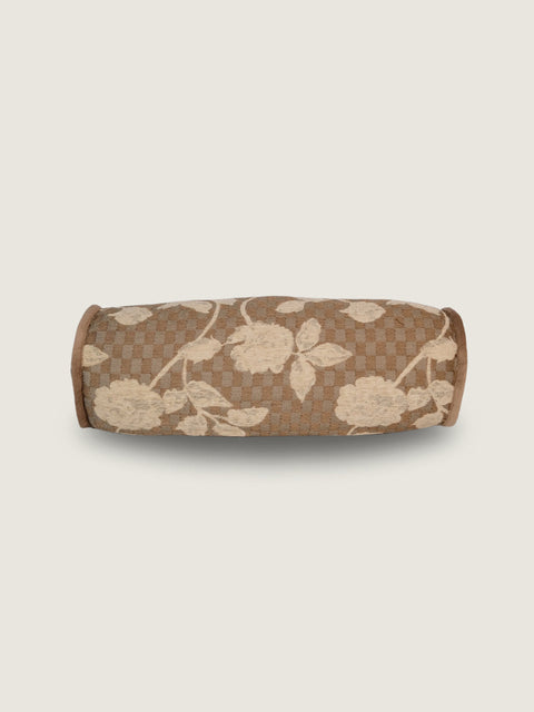 Artful Traditionalist Velvet Bolster Pillow Traditional