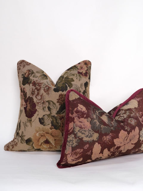 Powered by People Artful Traditionalist Vintage Textured Lumbar Pillow - 12 x 20