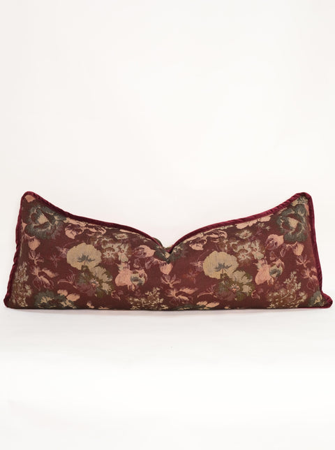 Artful Traditionalist Vintage Lumbar Throw Pillow