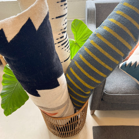 Artful Traditionalist Bohemian Embroidered Lumbar Pillow