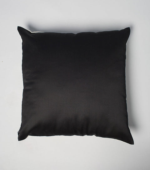 Powered by People Monochromatic Minimalist Euro Square Throw Pillow - 20 x 20