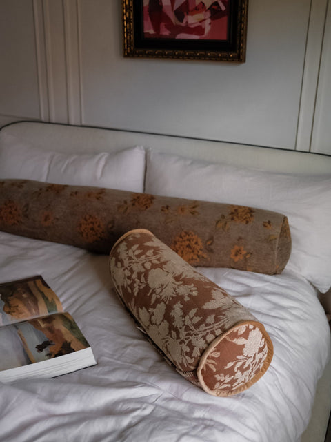 Powered by People Artful Traditionalist Textured Reversible Bolster Pillow - 8 x 24 - 9 x 36 - 9 x 48