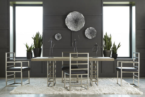 Decorating Essentials Contemporary Asymmetrical Metal Sculpture