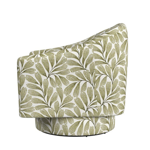 Timeless Minimalist Barrel Lounge Chair with Plinth Base