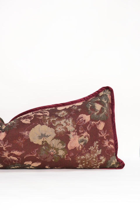 Artful Traditionalist Vintage Lumbar Throw Pillow