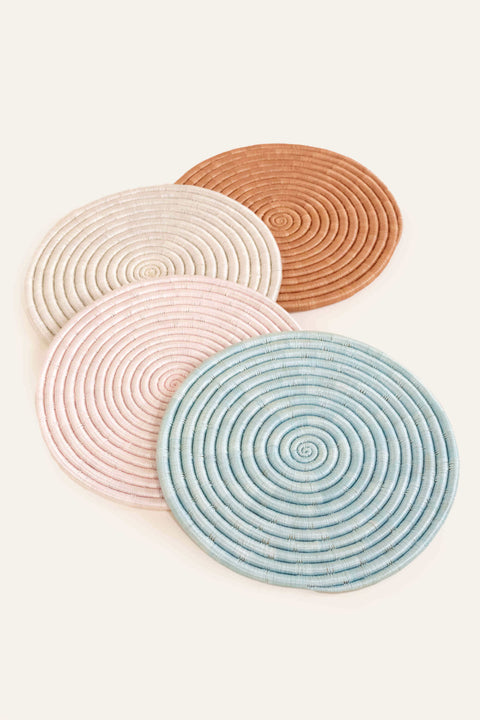 Tabletop Essentials Bohemian Geometric Spiral Round Placemat