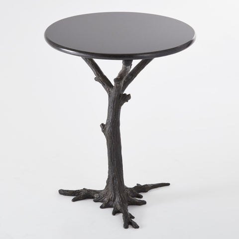 Space Saving Organic Freeform Granite Accent Table