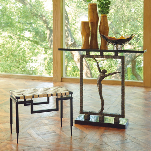 Timeless Minimalist Contemporary Granite Entryway Console