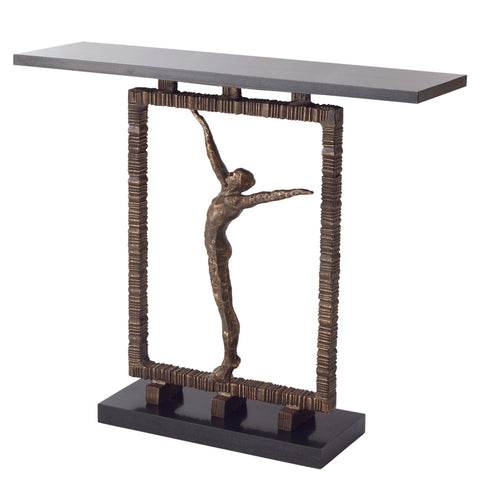 Timeless Minimalist Contemporary Granite Entryway Console