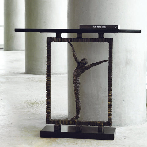 Timeless Minimalist Contemporary Granite Entryway Console