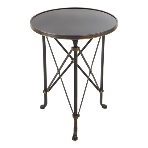 Global Views Timeless Minimalist Modern Round Center Table with Claw Feet - 20 W