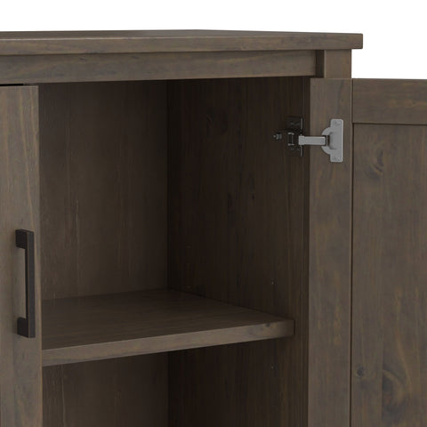 Transitional Accent Cabinet with Pull Handle