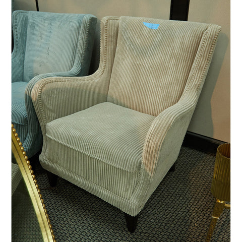 Timeless Minimalist Wingback Upholstered Lounge Chair