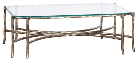 Fairfield Monier Timeless Minimalist Modern Oval Coffee Table