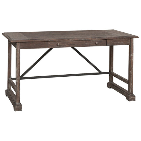 Fairfield Industrial Creative Rustic Writing Desk with Block Feet - 60 W