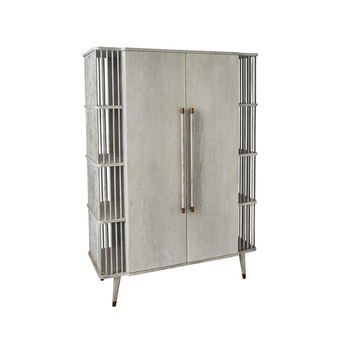 Arbor Contemporary Whitewash Tall Cabinet