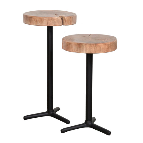 LH Imports Timeless Minimalist Organic Freeform Center Table