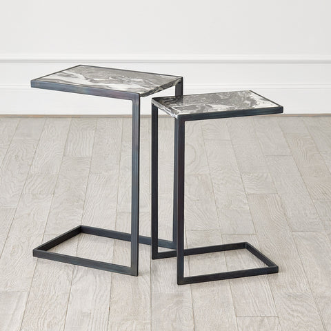 Global Views Nudge Timeless Minimalist C Table Accent Table