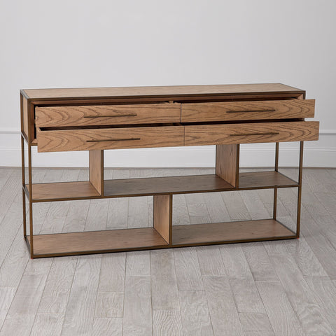 Global Views Mack Timeless Minimalist Contemporary Entryway Console