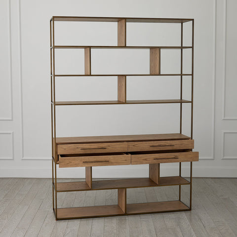 Mack Etagere Bookshelf in Modern Oak Design