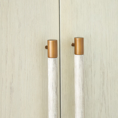 Arbor Contemporary Whitewash Tall Cabinet