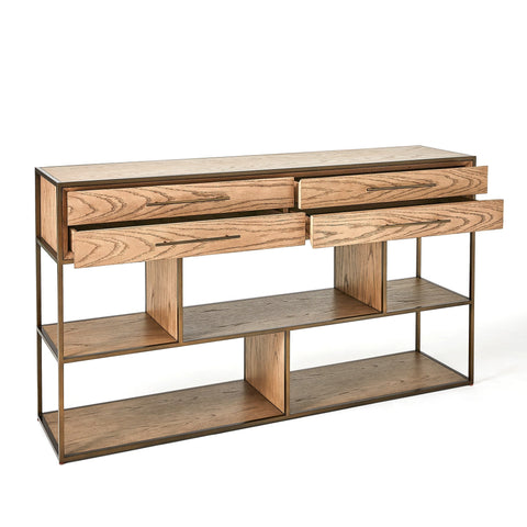 Global Views Mack Timeless Minimalist Contemporary Entryway Console
