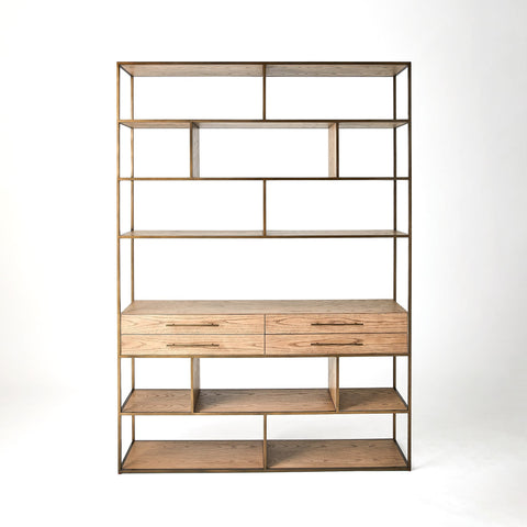 Mack Etagere Bookshelf in Modern Oak Design