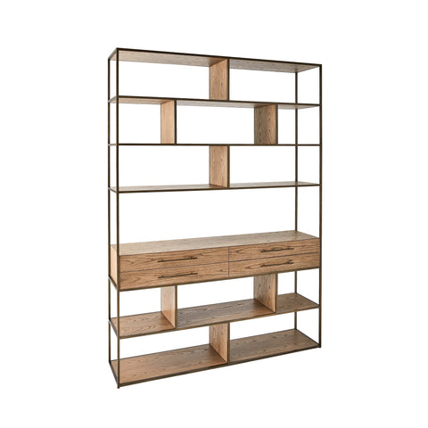 Mack Etagere Bookshelf in Modern Oak Design