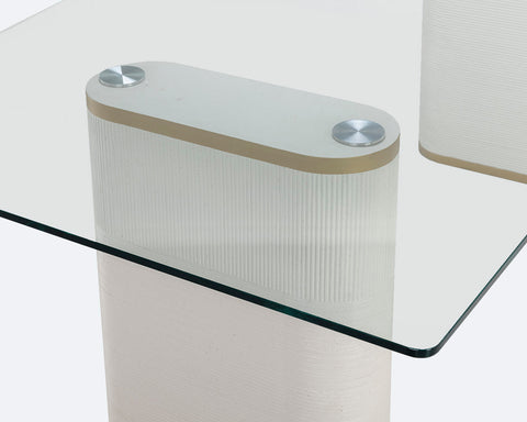 Aemond Timeless Minimalist Fluted Drum Dining Table