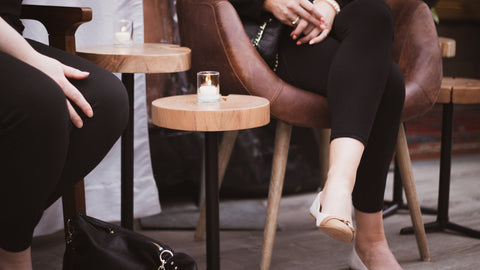 LH Imports Timeless Minimalist Organic Freeform Center Table