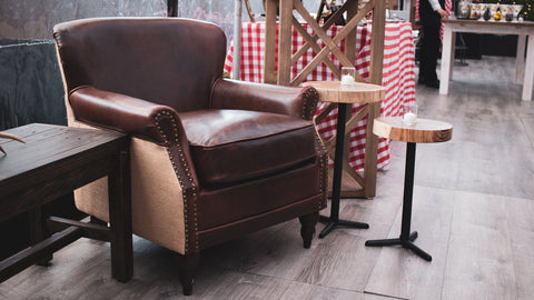 LH Imports Timeless Minimalist Organic Freeform Center Table